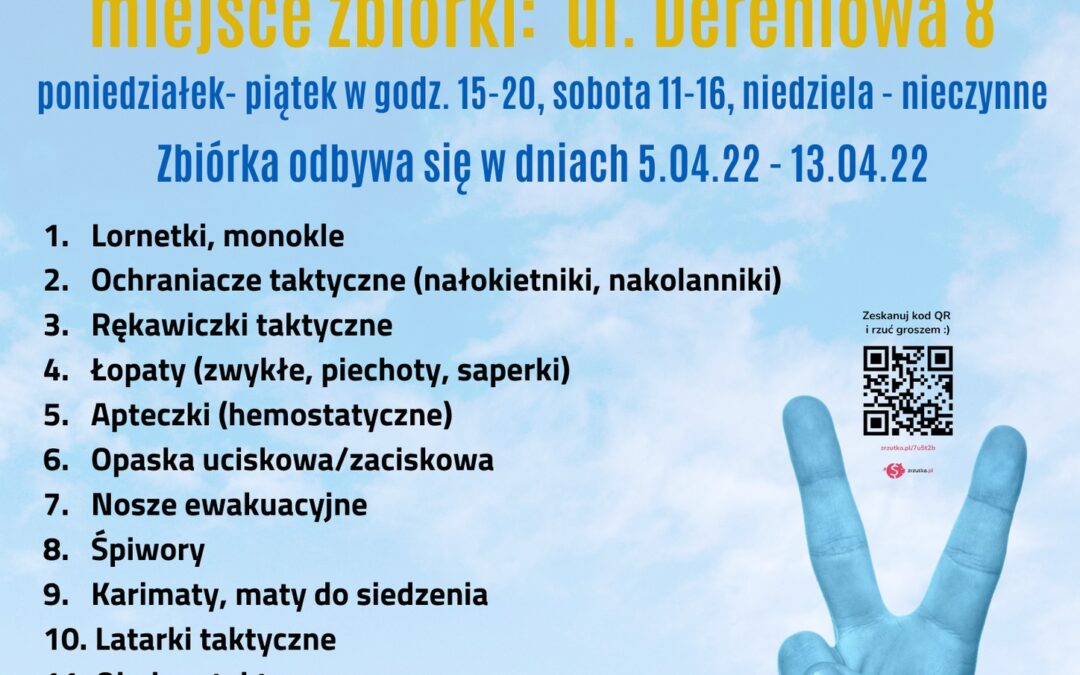 Ursynów for Ukraine – collection of gifts for the defenders of Ukraine